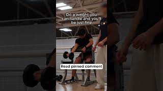 Preacher Curl Accident fitness gym [upl. by Marguerita]