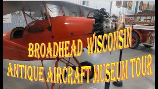 Brodhead Wisconsin Antique Aircraft Flyin sponsored by the Midwest Antique Airplane Club [upl. by Adnohsor]