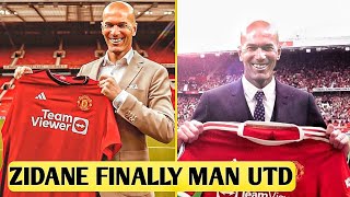 🚨JUST IN ZINEDINE ZIDANE NEW OFFICIAL HEAD COACH CONFIRMED✅ ZIDANE MAN UNITED MANAGER NEWS TODAY [upl. by Claudia998]