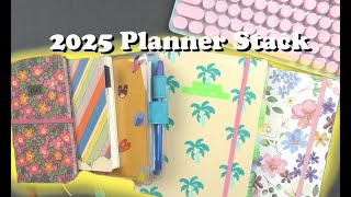 My 2025 Planner Stack [upl. by Sonnie717]