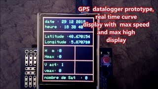 gps datalogger with test in car [upl. by Emirac88]