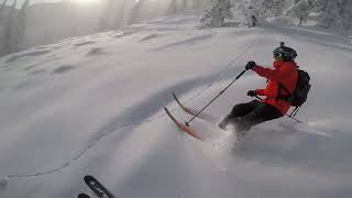 Ski Touring  Dont eat yellow snow in Kootenay Pass [upl. by Renfred]