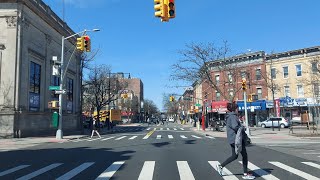 Driving from Ridgewood in Queens to Bushwick in Brooklyn New York [upl. by Loferski]