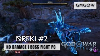 God of War Ragnarok PC  Dreki 2 Boss Fight  GMGOW  No Damage [upl. by Essam]