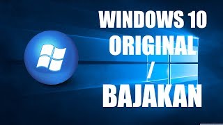 GAMPANG CARA CEK DAN MENGETAHUI WINDOWS 10 ORIGINAL ATAU BAJAKAN [upl. by Sundstrom]