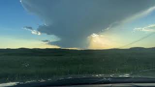 Live Storm Chaser Tornado and Hail Threat In Nebraska [upl. by Calvert]