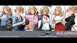 BSG Deadlock OST Character Image songs Sexissential Sextuplets Edition キャラクターイメージソング バトルスター・ギャラクティカ [upl. by Yajet]