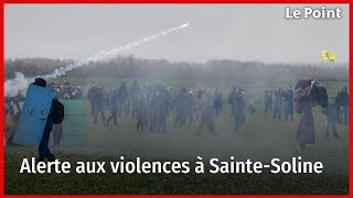 Alerte aux violences à SainteSoline [upl. by Dahlia477]