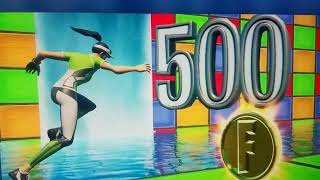 Fortnite 500 LEVELS DEFAULT DEATHRUN Map Code New PARKOUR DEATHRUN Fortnite Island [upl. by Naut]