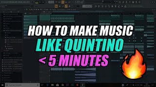 How to make music like Quintino in 5 minutes Bigroom tutorial [upl. by Dusza465]