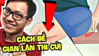 CÁC CÁCH GIAN LẬN THI CỬ DỄ LÀM VÀ quotHIỆU QUẢquot NHẤT Sơn Đù Vlog Reaction [upl. by Adnolehs]