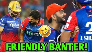 Virat Kohli Vs Ishant Sharma 🤣🔥 Virat Kohli Ishant Sharma Funny Moment DC vs RCB IPL 2024 News [upl. by Nodnorb]