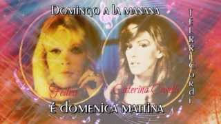 CATERINA CASELLI amp FEDRA quotE Domenica Mattina  Domingo a la Mananaquot [upl. by Ettezyl]