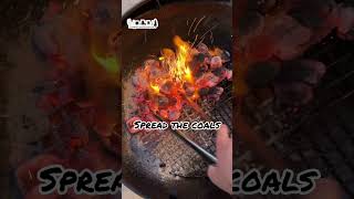 How to charcoal grilling with two zones [upl. by Ecaj]