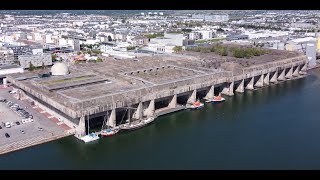 INISIDE WW2 GERMAN UBOAT BUNKER IN SAINTNAZAIRE [upl. by Nref688]