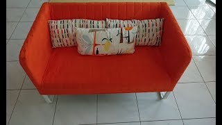 How to assemble IKEA KNOPPARP sofa couch [upl. by Lopes]