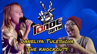 Daneliya Tuleshova Sings Rise Up Reaction  The Voice Kids Ukraine 2017 Knockout Round [upl. by Pavia]