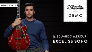 Excel SS Soho Demo with Eduardo Mercuri  DAngelico Guitars [upl. by Haletta]