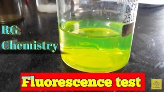 Fluorescence test for phthalic acid  confirmatory test for dicarboxylic acid [upl. by Yks649]