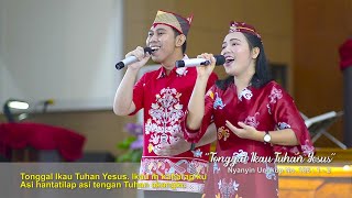 Tonggal Ikau Tuhan Yesus  GKE Galilea Band ft Rudi amp Curtina [upl. by Fulvi694]