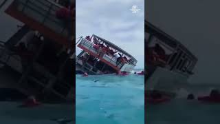 Hundimiento de un ferry en Bahamas deja a una mujer sin vida shorts [upl. by Aramahs]