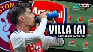 ASTON VILLA VS ARSENAL Starting XI Preview amp Prediction Emery vs Arteta [upl. by Sebastiano]