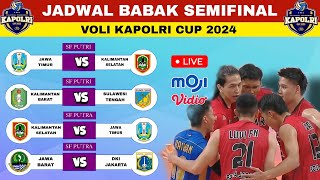 Jadwal Semifinal Kapolri Cup 2024 Hari Ini  Daftar Tim Yang Lolos Babak Semifinal Kapolri Cu 2024 [upl. by Ilrak690]