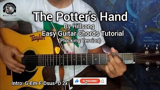 The Potters HandHillsong  Easy Guitar Chords Tutorials with lyrics Plucking [upl. by Salena]