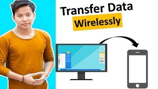 How to Transfer all files between computer and Mobile Wirelessly For Free [upl. by Cirderf]