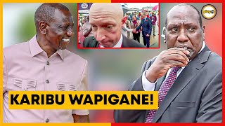 WAAH😳 President Ruto Bodygaurd almost SLAPPED king charles Bodyguard at the airportPlug Tv Kenya [upl. by Hettie]