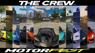 THE CREW MOTORFEST  ALL FASTEST LAMBORGHINI CARS TOP SPEED TEST  SIAN REVUELTO TERZO MILLENNIO [upl. by Adamik]