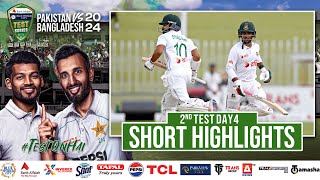 Short Highlights  Pakistan vs Bangladesh  2nd Test Day 4  PCB  M1X1U [upl. by Asusej]