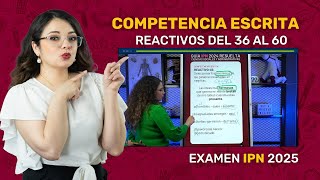 Examen Simulador IPN Competencia Escrita  22 Reactivos para Prepararte al Máximo [upl. by Ardni990]