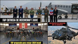 FAP entrega de Beechcraft 360C además se aprueba la donación de helicópteros UH60 al Perú‼️🇵🇪😱 [upl. by Egdirdle921]