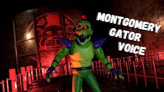 FNaFC4D Montgomery Gator Voice Animated and progress [upl. by Nwahsaj]