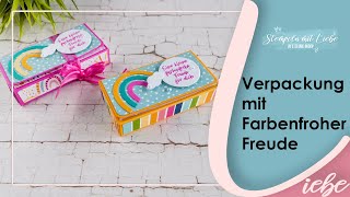 Stampin Up  Tutorial Verpackung mit Farbenfroher Freude  Anleitung [upl. by Wendall]