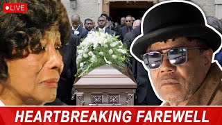 Final Farewell Tito Jacksons Heartbreaking Funeral Katherine Jackson And Fans Mourning [upl. by Lehcnom]