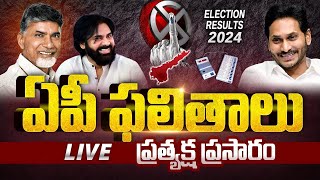 AP Elections 2024 Results LIVE  Andhra Pradesh Assembly Election 2024  YSRCP Vs TDP [upl. by Ariom]