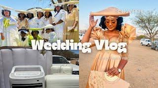 Herero Traditional Wedding Vlog  Frank and Candiz  Namibian YouTuber [upl. by Eikceb576]