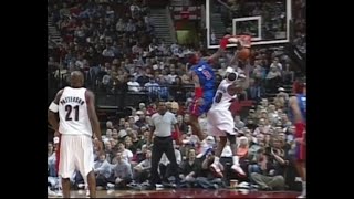 Ben Wallaces AlleyOop Dunk on Zach Randolph [upl. by Blight228]