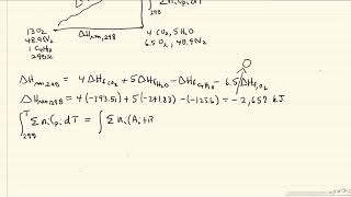 Calculate Adiabatic Flame Temperature [upl. by Tserrof]