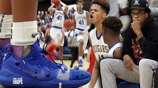 Shaqir ONeal RAINING 3’s in Front of Shareef ONeal on Senior Night in BUZZER BEATER FINISH [upl. by Ahsinaw]