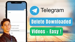 How to Delete Downloaded Videos from Telegram in iPhone [upl. by Yenial]