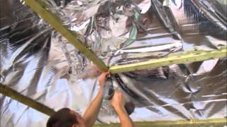 How to Insulate a Summerhouse or LogCabin Timber Building Using EcoQuilt Expert Insulation [upl. by Ayokal]