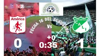 AHORA POR GUERRERO SPORTO AMERICA vs DEPORTIVO CALI fecha 16 liga betplay [upl. by Esilahs]