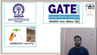 Introduction about new subject gate 2022 geomatics engineering [upl. by Festa]