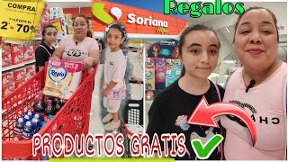 Comprando sus regalos mis hijas cambie mis puntos por productos GRATIS EN SORIANA😱70 DE DESCUENTO [upl. by Bab]