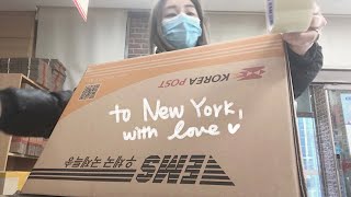 ADULTING SERIES  sending care package to NY playing Among Us my Spotify playlist 🎵 [upl. by Wagner710]