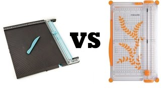 Massicot FISKARS vs WE R MEMORY KEEPERS [upl. by Anoi]