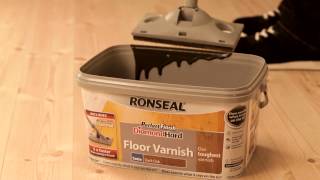 Protect your Floor 5 times Faster with Ronseal’s Perfect Finish Diamond Hard Floor Varnish [upl. by Meakem]